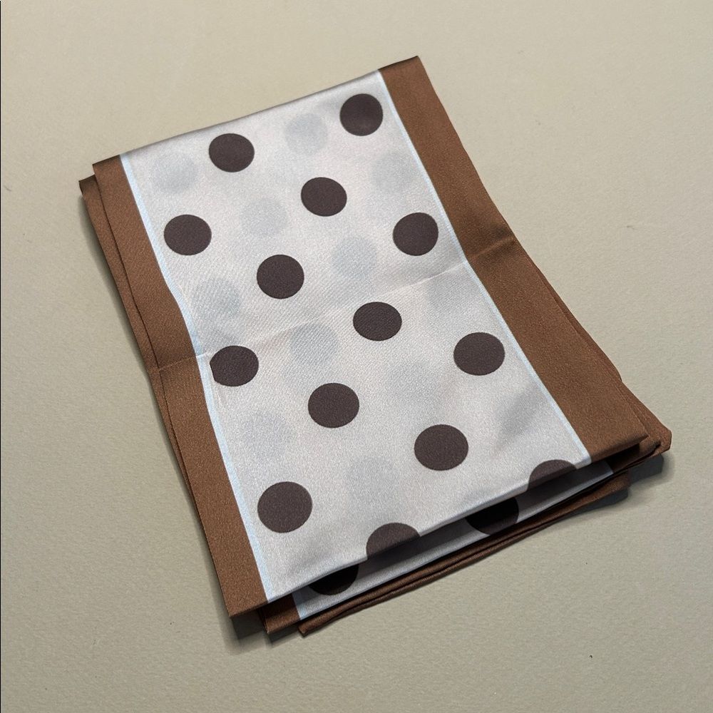 Elegant Polka Dot Scarf H17 - Picture 4 of 5